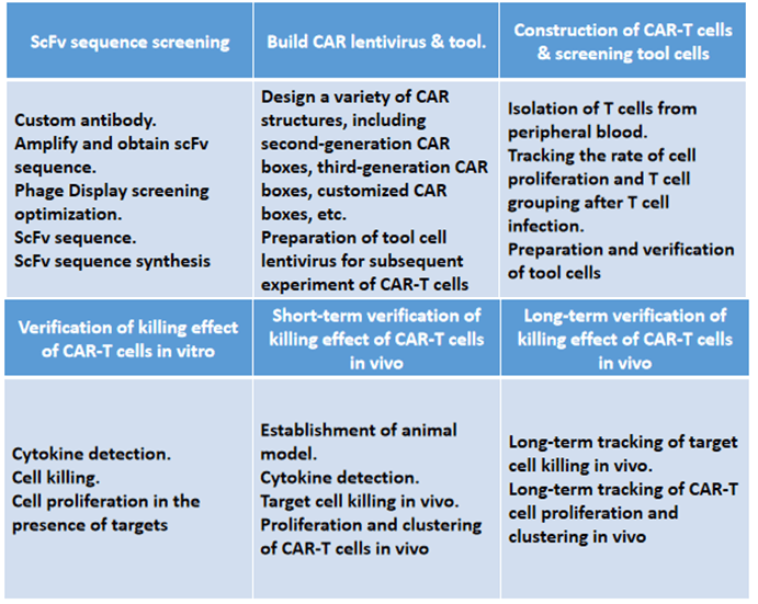 CAR-T Integrated Services